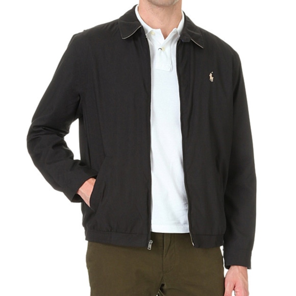 polo ralph lauren microfiber windbreaker jacket